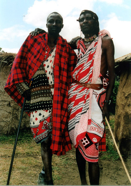 Masai debout