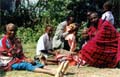Masai famille assis